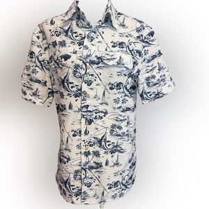 NWOT Chaps Marlin Fishing Shirt M